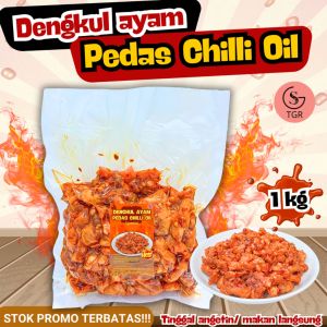PAKET WAREG DENGKUL AYAM PEDAS CHILLI OIL 1KG SIAP MAKAN