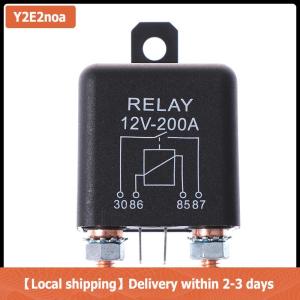 【Local shipping】 12V 200 amp nhiệm vụ nặng nề chia phí tời tiếp sức cho xe van thuyền 4 pin