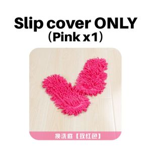 Lazy Mopping Cute Bear Microfiber Mop Slippers – Detachable & Washable Floor Cleaning House Shoes
