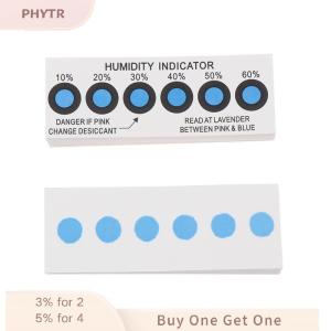 【จัดส่งภายใน 2-3 วัน】 การ์ดแสดงความชื้นสำหรับการทดสอบความชื้นใน Containers10ที่ปิด %-60% การ์ดทดสอบความชื้นหกจุดสีน้ำเงิน