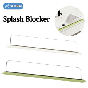 MLADEN Anti-Slip Transparent Silicone Suction Splash Blocker For Kitchen Counter Suction Splash Guard with Suction Cup