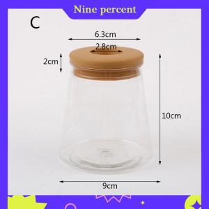 Nine percent Transparent Flower Pot Hydroponic Automatic Water Absorption Plastic Flower Pot