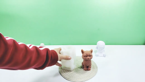 Silicone Mold Clay Molds Beautiful Ornaments Molds Cute Cat Shape Statue Molds Silicone Mold Perfect for Crafting