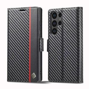 Strong Magnetic Leather Wallet Case For Samsung S25 Ultra S24 Plus S23 FE S22 Plus S21 FE A16 A14 A34 A54 Cards Solt Book Cover