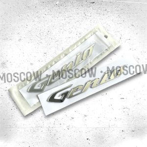 NEW EMBLEMS EMBLEM SET ( 2 PCS ) LOGGO GENIO STICKER TIMBUL 3D AKRILIK TIMBUL 2MM STIKER STICER BODY SAMPING BODY MOTOR HONDA GENIO 2019 - 2024 PLUG AND PLAY QUALITY UNIVERSAL SET LOGGO GENIO GOOD QUALITY