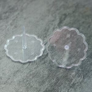 Plastic Transparent Cake Base Cake Figurine Topper Stand Per Piece