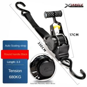 【Lion lead】Motorcycle Strap Auto Ratchet Strap Towing Strap Motorcycle Bundled Cargo Strap Luggage Rope Motorcycle Strap Fixed Tightening Strap