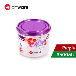 Elianware Edisi Raya Round (3.5L) BPA FREE Microwavable Food Container Bekas Kuih Raya