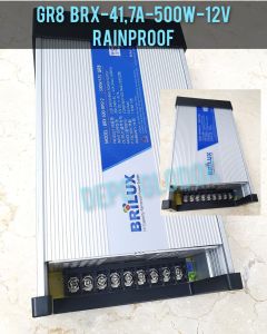 BRILUX POWER SUPPLY 41A 500W DC 12V RAINPROOF HIGH QUALITY - GR8
