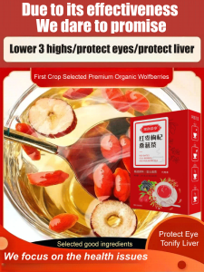 Date Mulberry Goji Berry Tea Traditional Beauty Tea Herbal Blend Tea  Anti-oxidants and Collagen Boost Vitality Support Internal Skincare Elixir