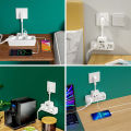 Power Strip Surge Protector Stop Kontak Colokan Listrik 3 Ways Smart Power Strip Socket & Port USB Travel USB Charger. 
