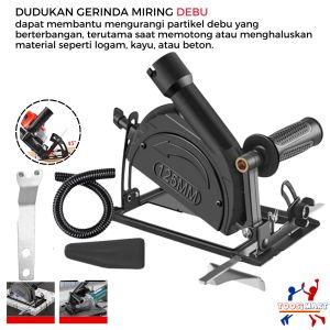 Dudukan Gerinda tangan + Vacum Debu 45 Derajat Untuk Tujuan Umum Dudukan Gerinda Stand Holder Gerinda Circular Saw