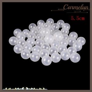 [Carmelun] 50pcs lot Baby Safety Transparent White Plastic Pool Ocean Balls Funny Toys