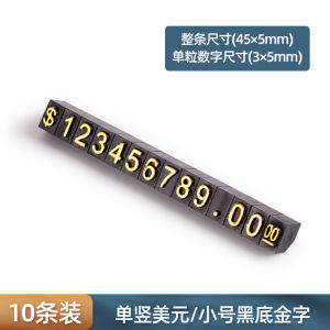 Wholesale Foreign Digital Price Display Tags Dollar Price Labels Product Price Tags Watch Jewelry Price Tags