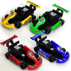 TESDFD Đồ chơi xe Xe kéo lùi Bốn bánh Mô hình xe hơi Mô hình đua xe Kart Quà sinh nhật Mini Đồ chơi xe đua Đồ chơi giáo dục