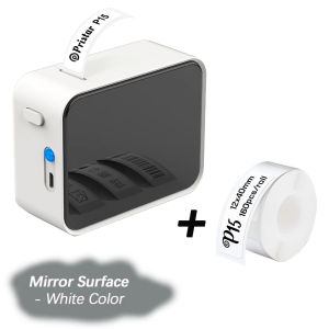 Inkless Thermal Printer P15 Wireless Bluetooth Label Printer Portable Thermal Printer Sticker Printer Cable Maker Tape