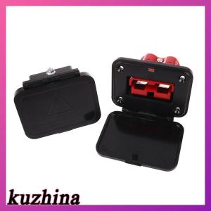 [kuzhina] 120A เข้ากันได้กับ Anderson PLUG KIT Flush Mount Bracket PANEL Bracket พร้อมฝาครอบสำหรับ caravan Connector PANEL MOUNT SOCKET