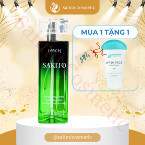 (Tặng Sữa Rửa Mặt) Xịt Khử Mùi Hôi Nách SAKITO 50ml Làm Sạch Vùng Nách Giúp Da Vùng Nách Khô Thoáng Với Hương Nước Hoa Nhẹ Nhàng