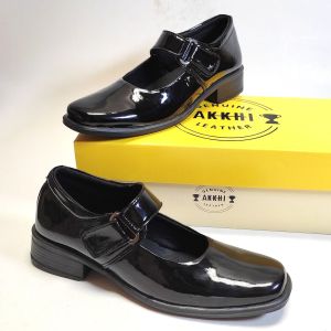 SEPATU PANTOFEL PASKIBRA WANITA SEKOLAH KULIT