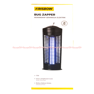 Krisbow Bug Zapper 11w Perangkap Serangga Elektrik Mosquito Nyamuk Lalat Trap Pakai Listrik Desain Ramping Kuat Dan Tahan Lama