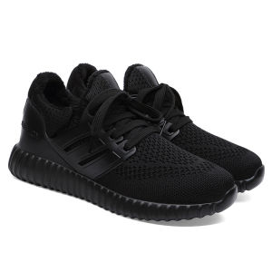 ⚡Amandad Stores⚡รองเท้าผ้าใบผู้หญิง พื้นหนา เพิ่มความสูง 4.5 ซม. รองเท้าวิ่งแฟชั่นผูกเชือกนุ่ม แต่เพียงผู้เดียว รองเท้าผ้าใบถักระบายอากาศในฤดูร้อน