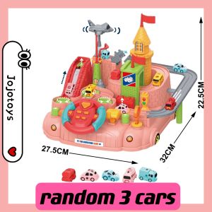Adventure Car Race Rail Track [3 Cars] Toy City Rescue Educational Puzzle Playsets Kids Mainan Kereta Pengembaraan