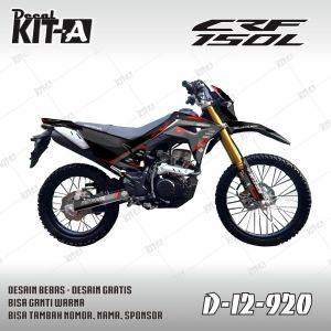 Decal stiker striping motor CRF 150 L (D-I2-496) i2-920 I2-986