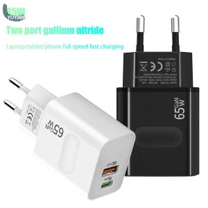YUYIN4 65W Gan USB Nhanh Chóng Sạc Loại C Pd Qc4.0 Nhanh Chóng Sạc Điện Thoại Di Động Sạc Adapter Đối Với iPhone 16 15 Xiaomi Samsung EU Chúng Tôi Cắm