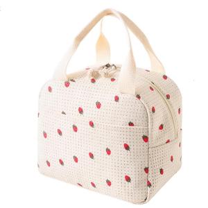 Đáng yêu Hộp Ăn Trưa nhung trường hợp ăn trưa cách nhiệt Túi Túi Đựng Đồ Ăn Trưa tái sử dụng xách tay làm mát túi để trường học