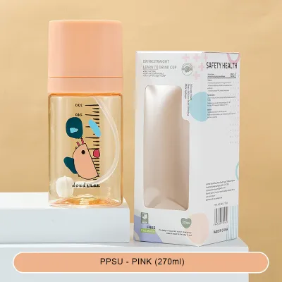 EZYLITTLES Wide Neck PPSU Baby Milk Bottle 300ml BPA Free Feeding Nursing Bottle Heat Resistant Anti Colic Design Durable Lightweight Infant Breast Milk Bottle Safe Material Easy Clean Newborn Essential