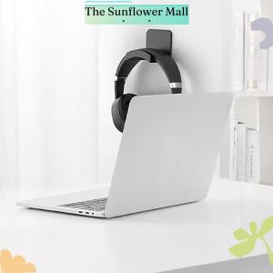 Sunflower Wall-mounted Computer Headset Holder Without Punching Headphone Stand Storage Hook Dormitory Desktop Display Rack Storage Rack