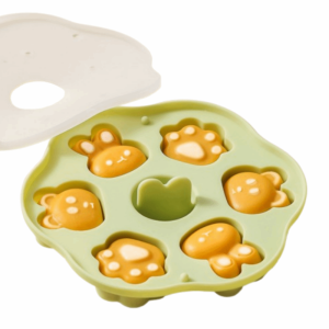 DCITZ DIY Baby Food Steamed Cake Mold 190ML Creative Silicone Cake Mold Easy Release BPA Free Cartoon Baking Mold Kitchen Bakeware