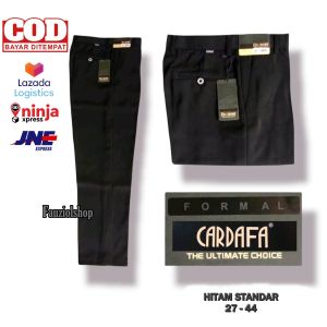 Celana Bahan Formal /Twis Panjang Reguler Pria/Teflon Hitam polos Standar size 27-44 Bisa Bayar Ditempat ( COD ) - BestSeller - Gaya Masa kini/Trendy