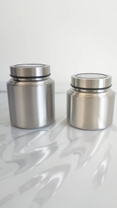 Du lịch các loại trà cà phê đậu container 304 thép không gỉ lưu trữ Jar chống ăn mòn nhỏ Canister