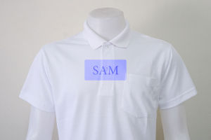 เสื้อโปโลสีขาว เสื้อสีขาว เสื้อทำงานสีขาว เสื้อสุภาพสีขาว Polo - White เสื้อโปโลไซส์ใหญ่อก 54 นิ้ว
