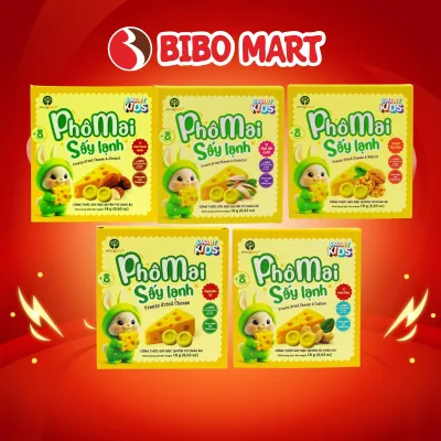 Phô mai sấy lạnh Smartkids MyCospring nhiều vị hộp 18g cho bé trên 8 tháng