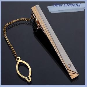 Ditur Người đàn ông kim loại đơn giản cà vạt khóa vàng bạc màu Tie Bar Clasp kẹp quan hệ pin thời trang đồ trang sức tinh tế cho món quà cưới
