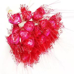 Sunlight 40pcs/set artificial flowers wholesale flowers bouquet with light plastic flowers for valentines rose artificial flower gift romantic Valentines Day decorative regalo para sa girlfriend home decors and accessories flower for anniversary