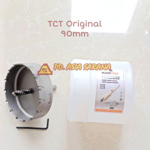 [90mm] Hole Saw TCT Besi 90 mm BLACKFOOT Mata Bor Lubang Holesaw ORI