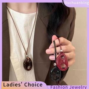 [COD] liuchuanbing Jewellery Cổ Điển Cá Nhân Pig Mũi Mặt Dây Chuyền Vòng Cổ Cho Phụ Nữ Cô Gái Đơn Giản Đa Năng Áo Len Chuỗi Trang Sức Phụ Kiện Quà Tặng