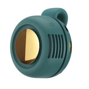 FOUNDTWO Brushless Motor Clip-on Button Fan USB Rechargeable Multi-speed Adjustable Bladeless Clip Fan Hands-free Mini Blower Compact and Lightweight Hanging Waist Fan for 3.7V/900mAh Stroller Cooling