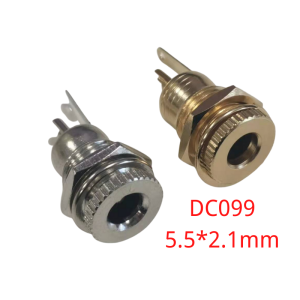 ตัวเมีย 11มม DC099 ดิฉันเชียลล่าสุด 5.5*2.1mm ซ็อกเก็ตแจ็ก DC-099 5.5x2.1 mm คุณค่าถูกต้อง ซ็อกเก็ตโลหะ DC ซ็อกเก็ตพาวเวอร์ แจ็คดิฉันเชียลDC ซ็อกเก็ตสีทอง ติดต่อได้ที่สินค้าของคุณ