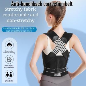 【🔥🔥Hot Sell】Adult Lightweight Comfortable Hunchback Correction Belt/Straight Back Orthopedic Belt//Shoulder Protection Fitness Open Shoulder Beauty Strap 驼背姿势矫正带