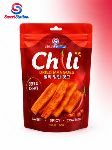 SWEET STATION CHILI DRIED MANGO - Soft & Chewy - Sweet Spicy Craveable - 100g