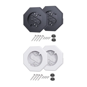 Vertical Siding Mounting Blocks with Builts in Electrical Box ABS Mounting Plates Plastic Texture Perfect for Lap Siding