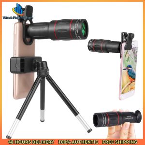 Vktech High Zoom Telephoto Phone Lens 18/36/64X for Android iPhone Long Distance Photography Accessory