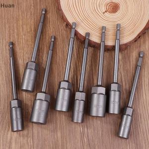 【Special price】Huan 1Pc 5.5-19mm Lengthen Electric Drill Socket Head Bolt Nut Driver Bit Impact Drill Bits Adapter Socket Wrench Extension Bar 150mm