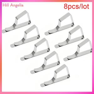 [Hill Angelia] Stainless Steel Table Cloth Clamps Tablecloth Clip Holder for Party Wedding