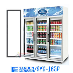 ขอบยางตู้แช่Sanden Intercool รุ่น SYC-165P-อะไหล่แท้ใส่ง่าย-อายุการใช้งานยาวนาน