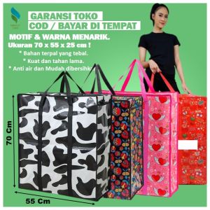 Laundry Bag Jumbo Tas Laundry Tempat Baju Kotor Tas Baju Jinjing Tas Baju Besar Jumbo Keranjang Baju Kotor Jumbo Tas Karung Tas Serbaguna C8A